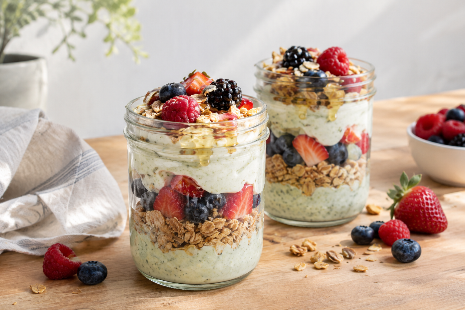 Moringa Yogurt Parfait: Easy 5-Minute Breakfast